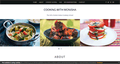 Desktop Screenshot of cookingwithmonisha.com